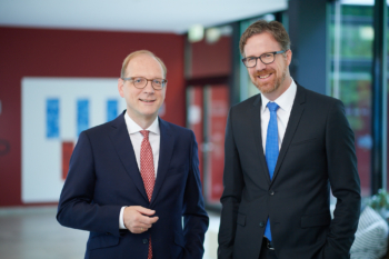 NetCologne Geschäftsführer Timo von Lepel (linke) und Claus van der Velden (rechts)
